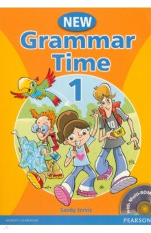 Обложка книги New Grammar Time. Level 1. Student’s Book (+Multi-ROM), Jervis Sandy