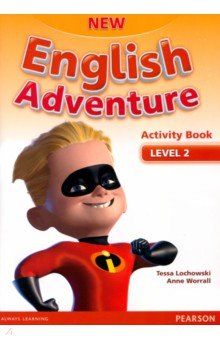 Обложка книги New English Adventure. Level 2. Activity Book +CD, Worrall Anne, Lochowski Tessa