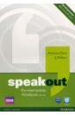 Clare Antonia, Wilson JJ Speakout. Pre-Intermediate. Workbook with Key (+CD) clare antonia wilson jj speakout intermediate workbook without key cd