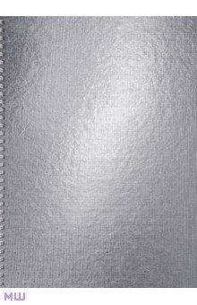 Тетрадь Metallic. Серебро, 96 листов, А4, клетка