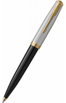 Ручка шариковая автоматическая 51 Premium Black GT, черная Parker