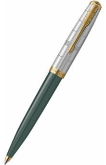 Ручка шариковая автоматическая 51 Premium Forest Green GT, черная Parker