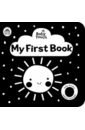 My First Book. A black-and-white cloth book sensory activity book 3d cloth book montessori sensory toys learning activities for fine motor skills