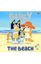 Bluey. The Beach hard shell picture book children s bedtime story book picture book 2 7 years old kindergarten extracurricular book picture book