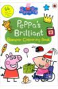 Peppa's Brilliant Bumper Colouring Book doodle with peppa