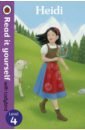 Heidi. Level 4 50 books set ladybird read it yourself level 1 to level 4 english picture story books level reading children learning textbook 4