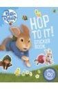 Peter Rabbit Animation. Hop to It! Sticker Book cartoon easter theme stickers easter bunny eggs stickers self adhesive decorative stickers 50 500pcs for children party supplies