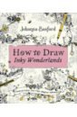 Basford Johanna How To Draw Inky Wonderlands. Create and Colour Your Own Magical Adventure 3 colouring books and colouring pencils 24 pcs