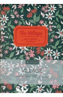 

Ежедневник недатированный The Village. Белые цветы, 96 листов, А6, черный