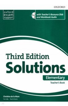 Обложка книги Solutions. Elementary. Third Edition. Teacher's Book with Teacher's Resource Disk Pack, de la Mare Christina, Falla Tim, Davies Paul A