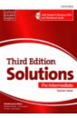 de la Mare Christina, Stannett Katherine, Bowell Jeremy Solutions. Pre-Intermediate. Third Edition. Teacher's Book with Teacher's Resource Disk Pack