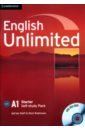 Doff Adrian, Robinson Nick English Unlimited. Starter. Self-study Pack. Workbook with DVD-ROM wieczorek anna primary i dictionary level 2 movers workbook and dvd rom pack