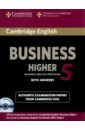Cambridge English Business 5 Higher. Self-study Pack. Student's Book with Answers and Audio CD brook hart guy audio cd bec higher business benchmark advanced