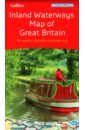 цена Inland Waterways Map of Great Britain