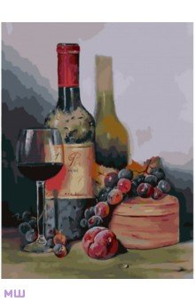 Живопись на холсте Красное вино