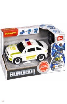 Трансформер 2в1 Bondibot Робот-автомобиль, полиция