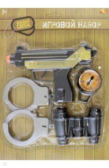 Набор Пистолет, бинокль, компас и наручники ABtoys