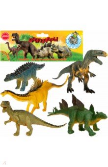 Набор фигурок Динозавры, 5 игрушек