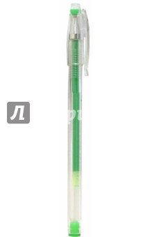 Ручка гелевая светло-зеленая CROWN (HJ-500).