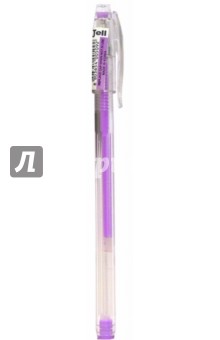 Ручка гелевая фиолетовая, пастель CROWN (HJR-500 С-6).