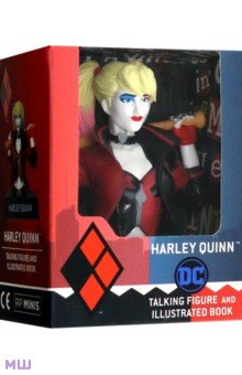 Harley Quinn Talking Figure and Illustrated Book