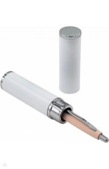 Ручка шариковая автоматическая San Remo, синяя, в круглом тубусе