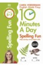 Vorderman Carol 10 Minutes a Day Spelling Fun. Ages 5-7. Key Stage 1 learning toys for kids matching letter game flash cards spelling game for 3 6 year olds