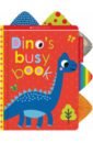Dino's Busy Book toddler busy board basic life skills learning early educational activity board for fine motor skills interactive sensory