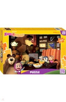 Puzzle-260 Маша и Медведь