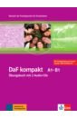 Braun Birgit, Doubek Margit, Frater Andrea DaF kompakt A1-B1. Deutsch als Fremdsprache für Erwachsene. Übungsbuch mit 2 Audio-CDs