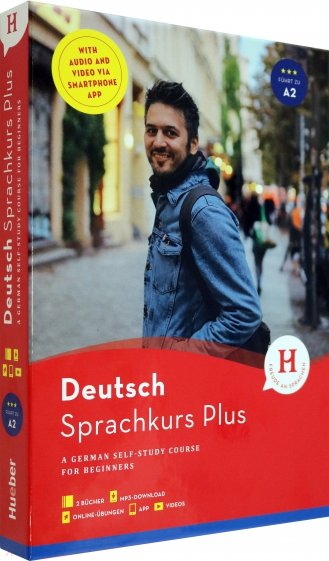 Hueber Sprachkurs Plus Deutsch A1-A2.Buch mit Begleitbuch, Online-Übungen, MP3-Download und App