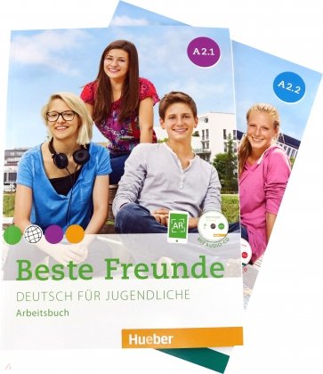 Beste Freunde A2. Paket Arbeitsbuch A2.1 und A2.2 mit 2 Audio-CDs. Deutsch für Jugendliche