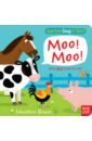 Braun Sebastien Can You Say It Too? Moo! Moo! mini tab farm board book