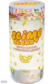 Clear-slime Тутти-фрутти, с ароматом дюшес, 250 мл.