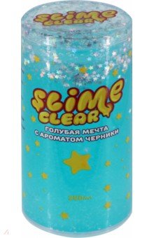Clear-slime Голубая мечта, с ароматом черники, 250 мл. Волшебный мир