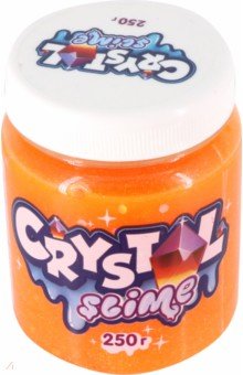 Crystal slime апельсиновый, 250 гр. Волшебный мир