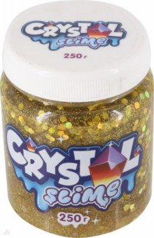 Crystal slime золото, 250 гр. Волшебный мир