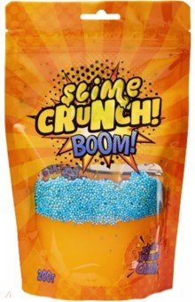 Crunch- slime Boom, апельсин, 200 гр. Волшебный мир