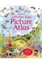 Frith Alex Lift-the-Flap Picture Atlas 59 42cm world map 1988 office supplies detailed poster wall chart non woven wallpapers map of world poster decoration