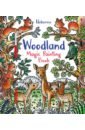 Woodland. Magic Painting Book 100% silvertip pure badger hair shaving brush 22mm black resin