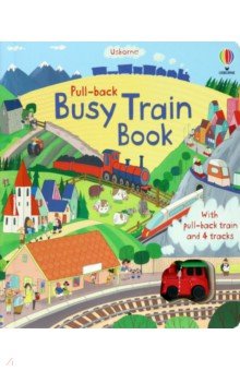 

Pull-back Busy Train Book