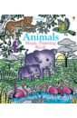 Cole Brenda Animals. Magic Painting Book fold out christmas market to colour