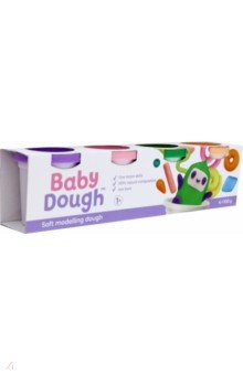  - Тесто для лепки Baby Dough, 4 цвета