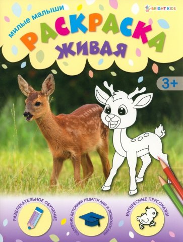 Раскраска живая Милые малыши