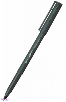 Ручка-роллер Uni-Ball II Micro, черная Uni Mitsubishi Pencil Co.,Ltd.