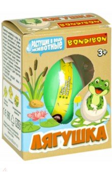

Игрушка Вырасти лягушку, зеленое яйцо