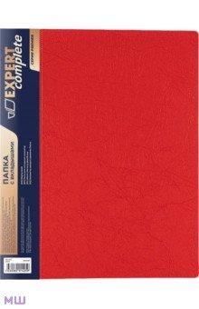Папка с вкладышами Premier, А4, 60 листов, красная