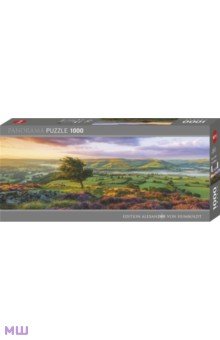Puzzle-1000 Фиолетовое цветение, панорама Heye