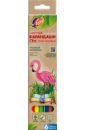 Обложка Карандаши цветные Zoo, пластиковые, 6 цветов