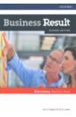 Business Result. Second Edition. Elementary. Teacher's Book (+DVD) hughes john mclarty penny business result second edition starter student s book with online practice
